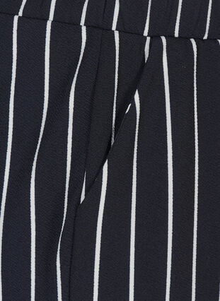 Loose trousers with pockets, Night Sky w. stripes , Packshot image number 3