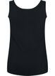 Cotton basic top, Black, Packshot image number 1