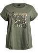 T-shirt with animal print and text, Thyme W. Wild, Packshot image number 0