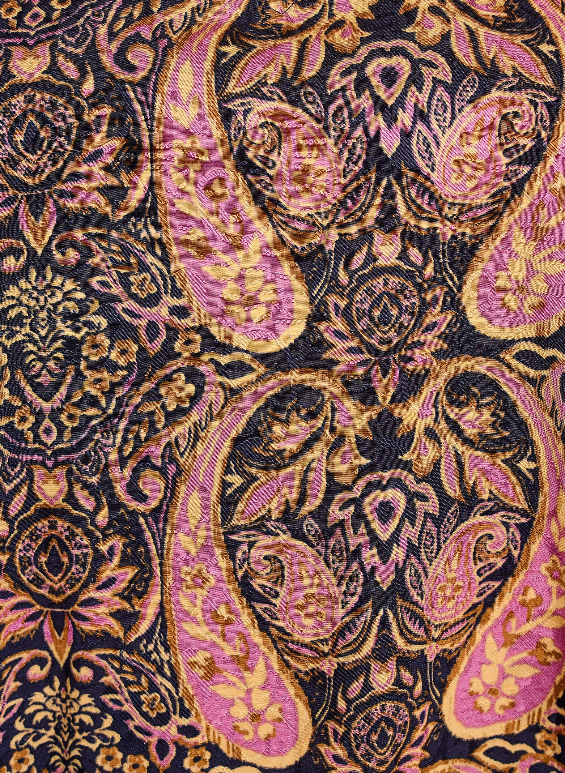 Zizzifashion Short A-line dress with paisley print, Blue, Packshot image number 2