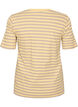 Striped T-shirt with ribbed texture, Yellow, Packshot image number 1