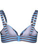 Underwired bikini bra with print, Light Blue, Packshot image number 1