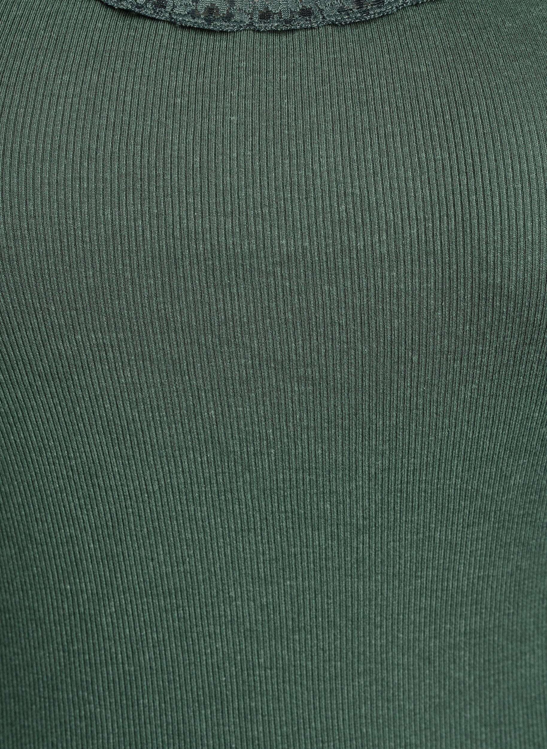 ZizzifashionTop with lace trim, Green, Packshot image number 2