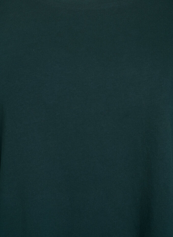 Basic jersey blouse with long sleeves, Green, Packshot image number 2