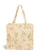 Shopping bag with zipper, Beige, Packshot image number 1