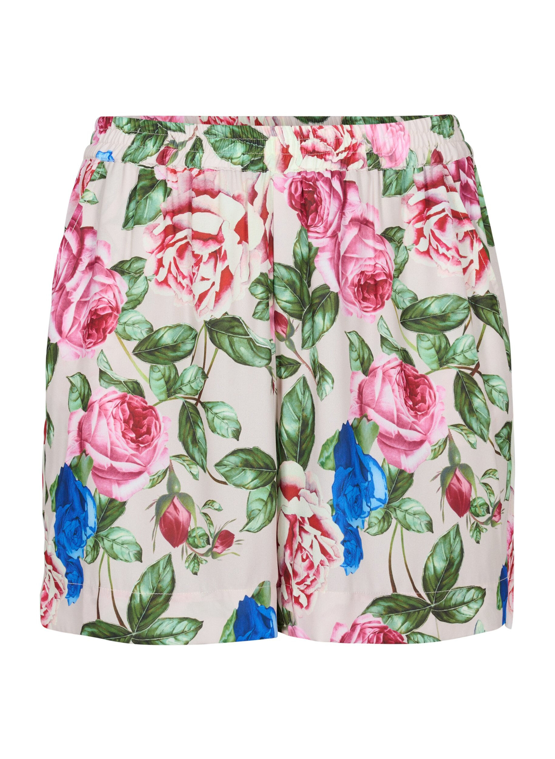Zizzifashion Shorts with floral print, Bright Flower , Packshot image number 0