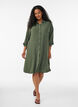 Long shirt with a light texture, Green, Model image number 0