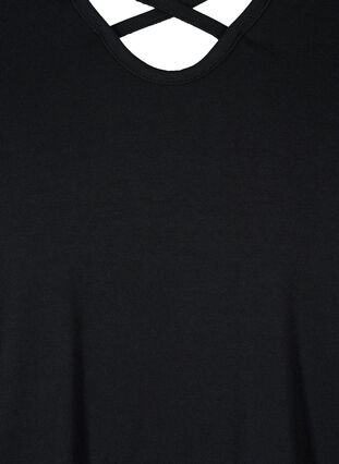 Plain, long-sleeved blouse, Black, Packshot image number 2