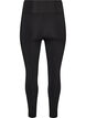 Training tights with a high waist and pocket in the waistband, Black, Packshot image number 1