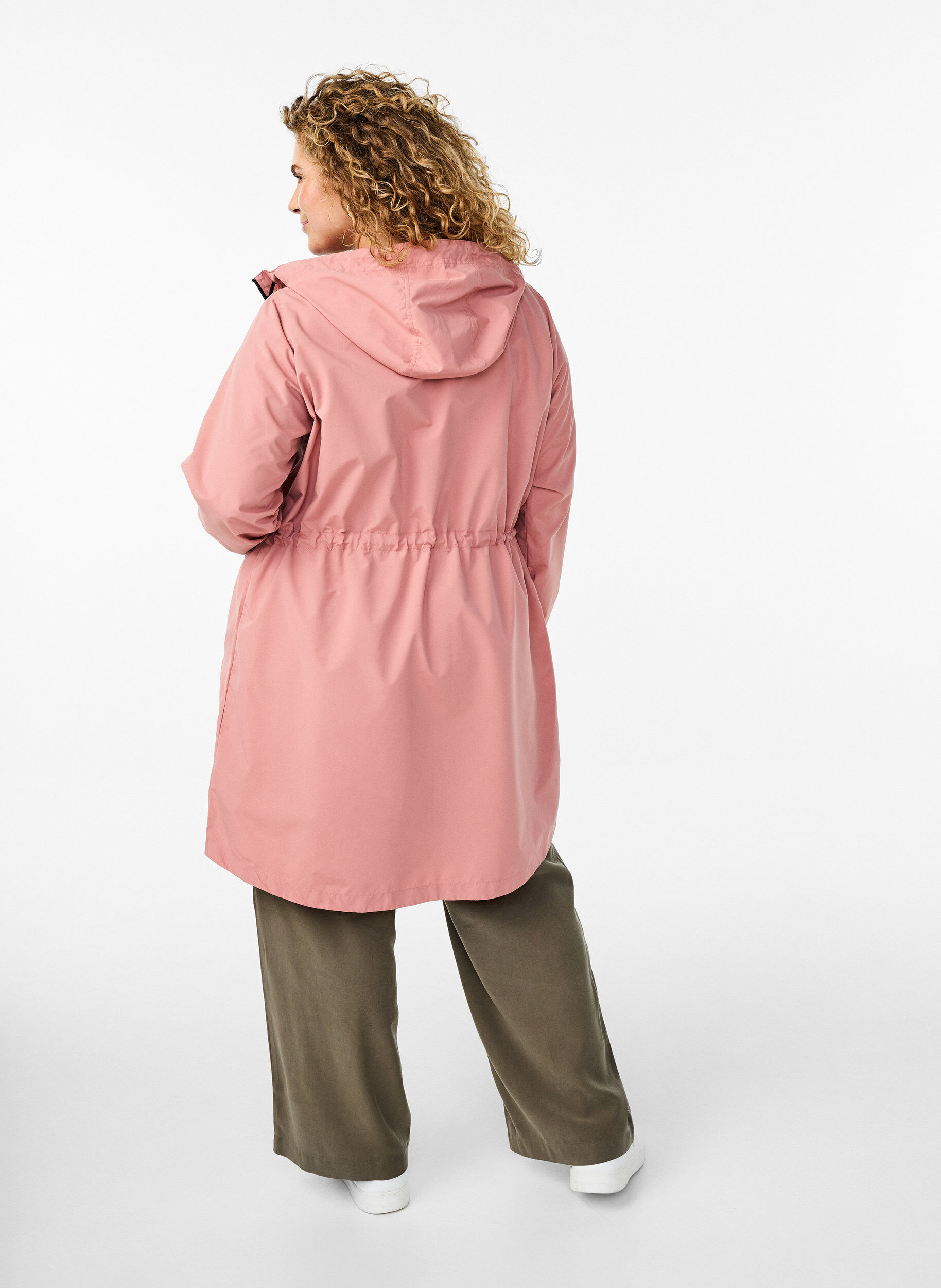 Zizzifashion FLASH - Lightweight parka with a hood, Rose, Model image number 2