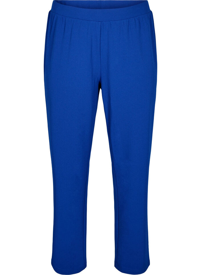 FLASH - Straight fit trousers, Blue, Packshot image number 0