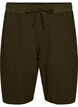 Loose cotton shorts with pockets, Green, Packshot image number 0