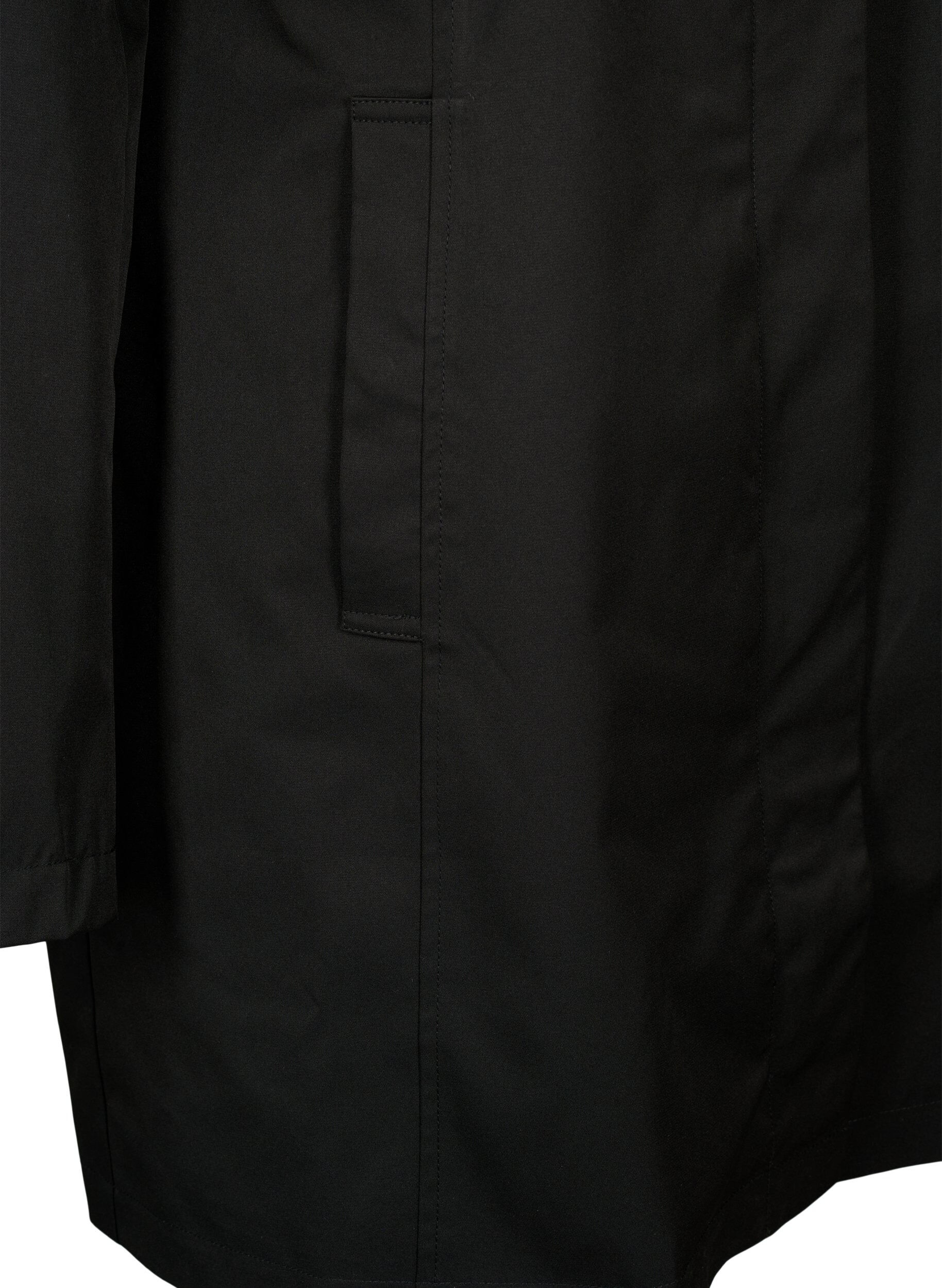 Zizzifashion Jacket with pockets and high collar, Black, Packshot image number 3