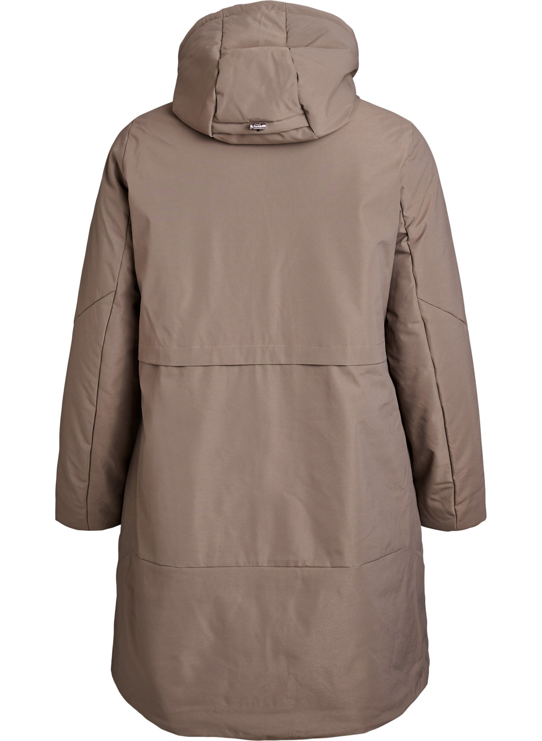 ZizzifashionWinter jacket with adjustable waist, Brown, Packshot image number 1