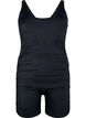 Swimsuit with legs, Black, Packshot image number 0
