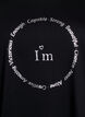 T-shirt with motif, Black, Packshot image number 2