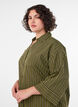 Loose striped shirt with 3/4 sleeves, Green, Model image number 3