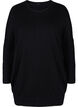 Knitted tunic in viscose blend, Black, Packshot image number 0