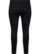 Cropped Amy jeans with a zip, Black, Packshot image number 1