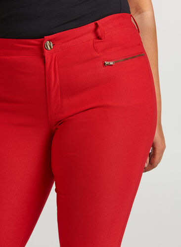 Cropped trousers, Tango Red, Model image number 0