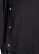 Knitted blouse with side buttons, Black, Packshot image number 3
