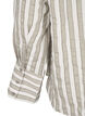Loose shirt with stripes, Beige, Packshot image number 3