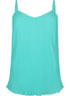 Pleated sleeveless top, Turquoise, Packshot image number 0