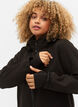 Short softshell jacket with detachable hood, Black, Model image number 4