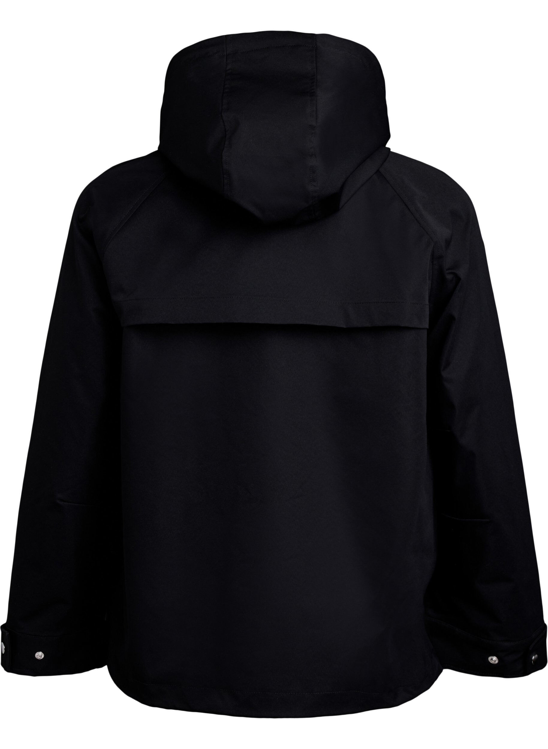 Zizzifashion Short spring jacket with a detachable hood, Black, Packshot image number 1