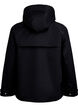 Short spring jacket with detachable hood, Black, Packshot image number 1
