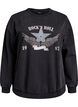 Washed sweatshirt with statement print, Grey, Packshot image number 0