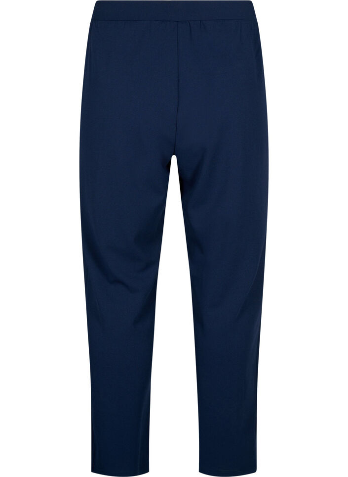 Trousers with straight fit, Blue, Packshot image number 1