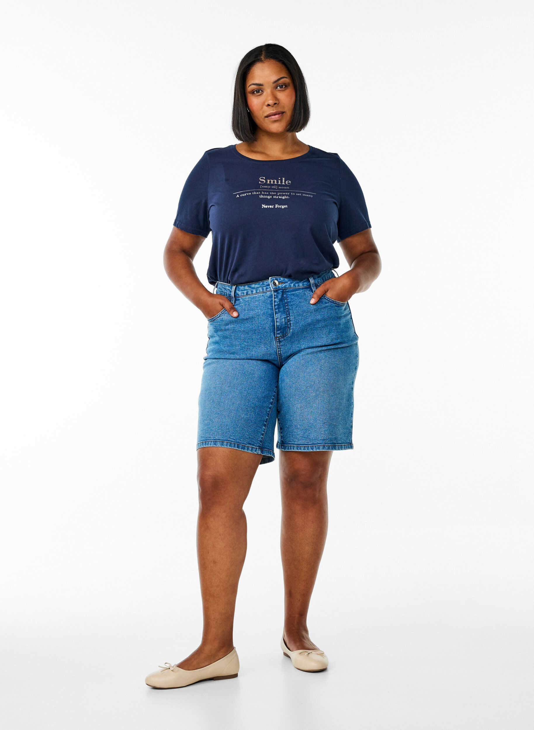 Zizzifashion FLASH - T-shirt with motif, Blue, Model image number 1