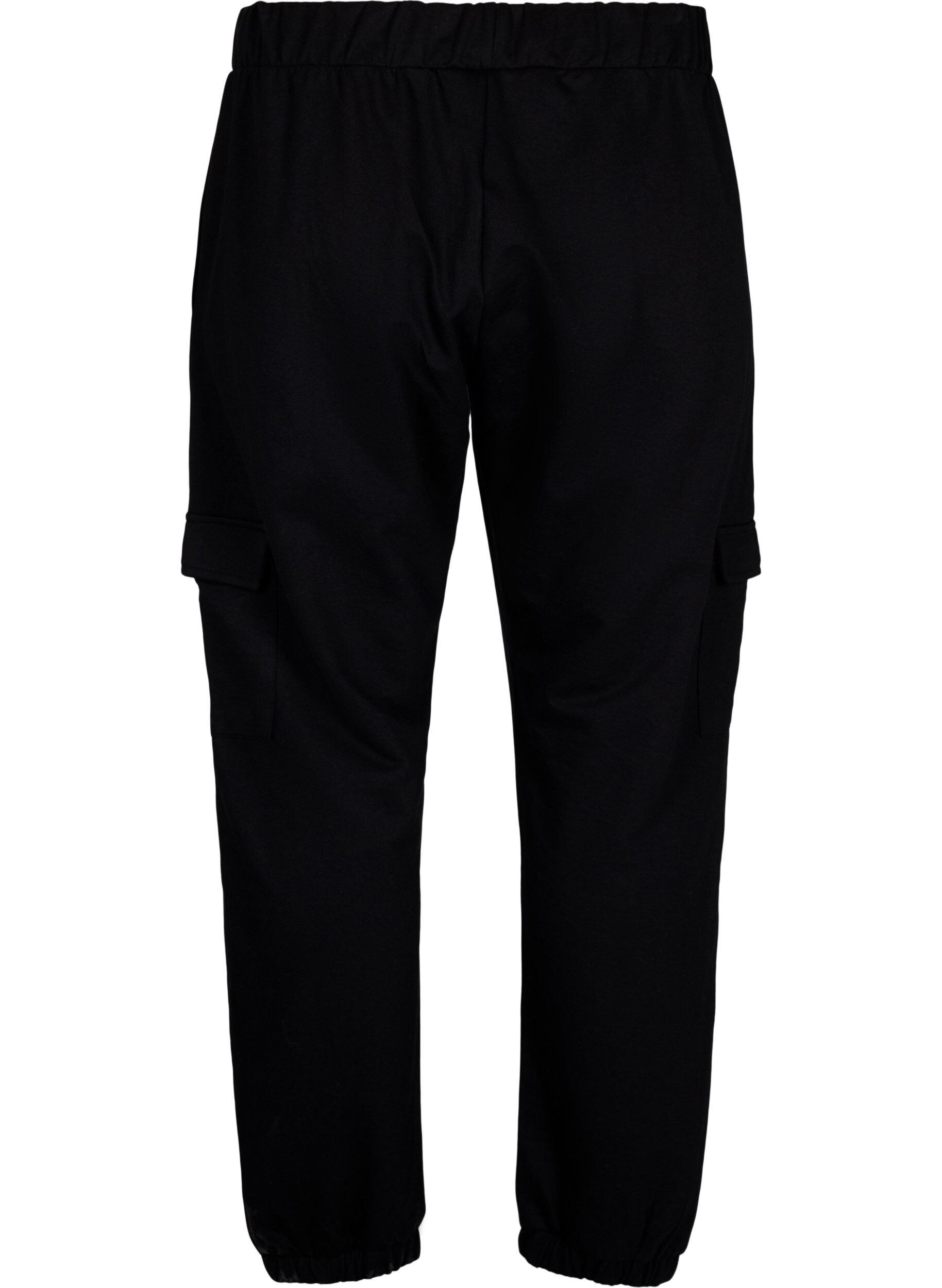Zizzifashion Sweatpants with cargo pockets, Black, Packshot image number 1