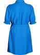 Knee-length shirt dress with tie belt, Blue, Packshot image number 1