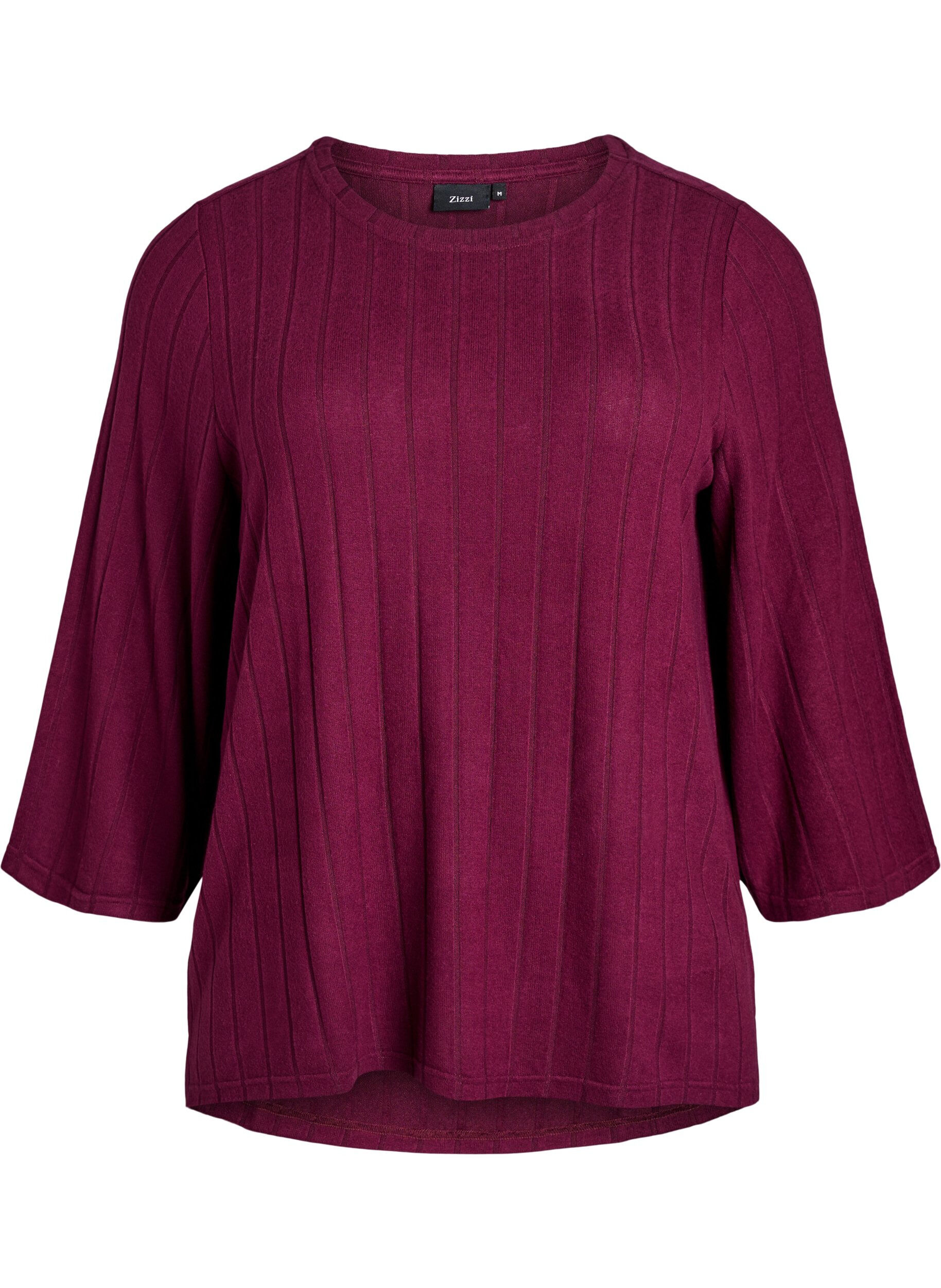 Loose blouse with 3/4 sleeves