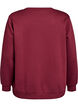 Sweatshirt with embroidered Milan motif, Dark Bordeaux, Packshot image number 1
