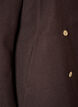 A-line coat with gold buttons, Brown, Packshot image number 3