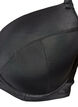 Underwired bikini top with high support, Black, Packshot image number 2