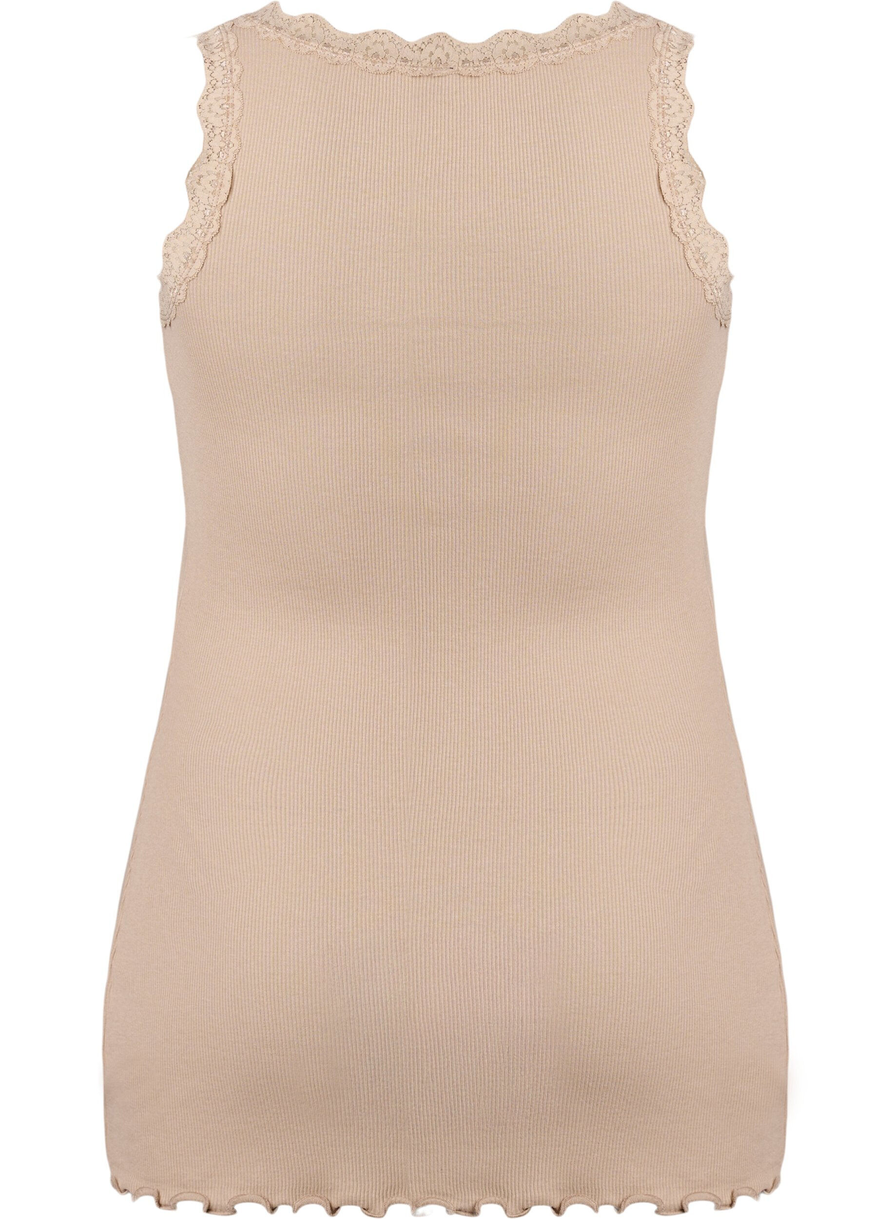 ZizzifashionTop with lace trim, Beige, Packshot image number 1