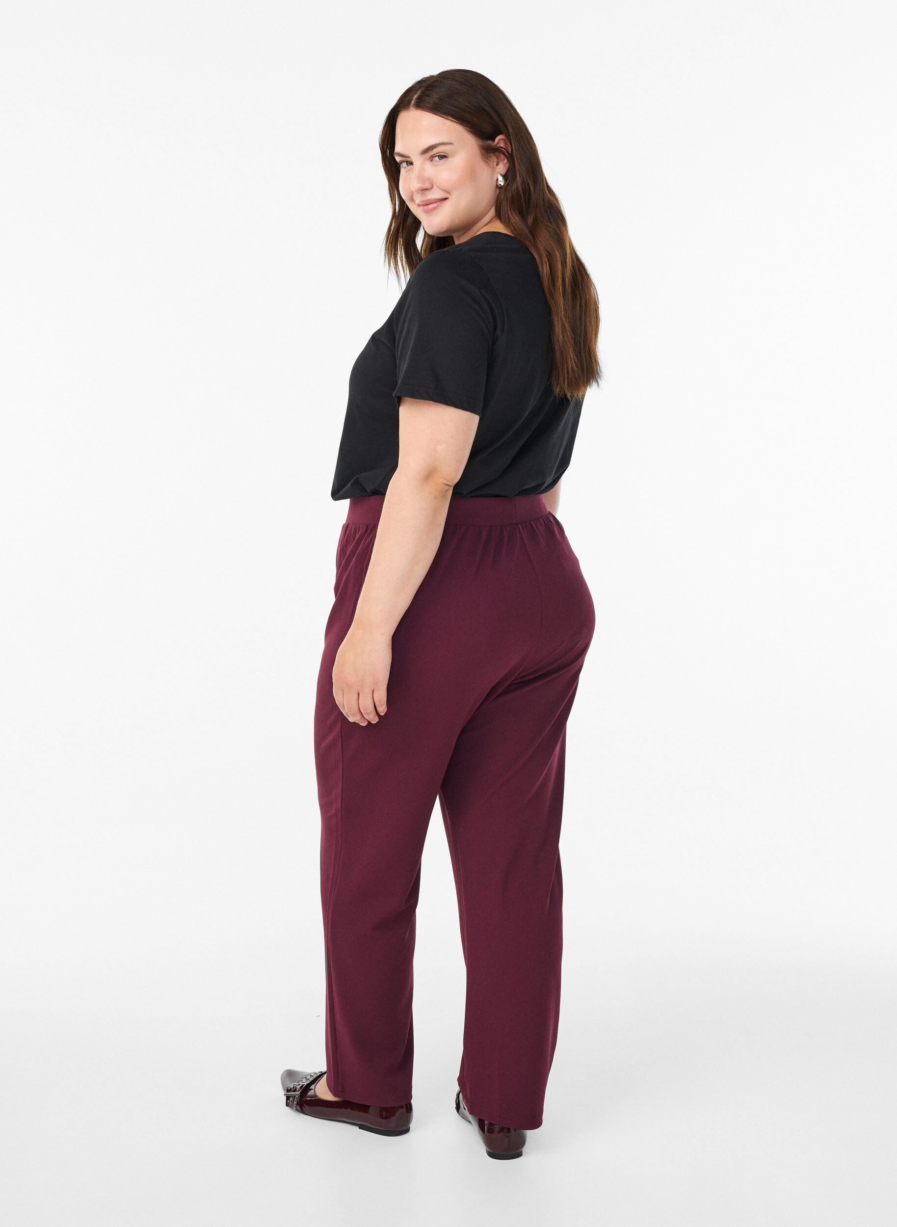 Zizzifashion FLASH - Straight fit trousers, Red, Model image number 1