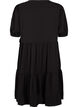 Wrap dress with short sleeves, Black, Packshot image number 1