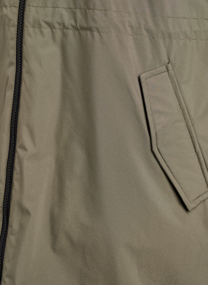 Lightweight padded parka with a hood, Green, Packshot image number 3