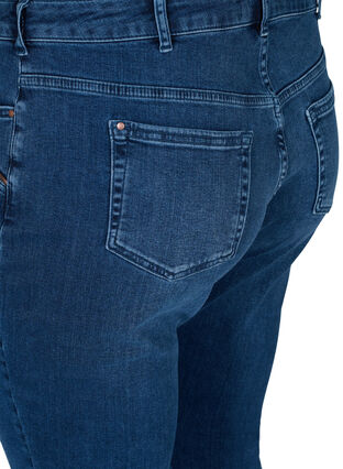 Regular rise, extra slim Sanna jeans, Blue denim, Packshot image number 3