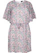 Floral dress with tie band, Flower AOP, Packshot image number 0