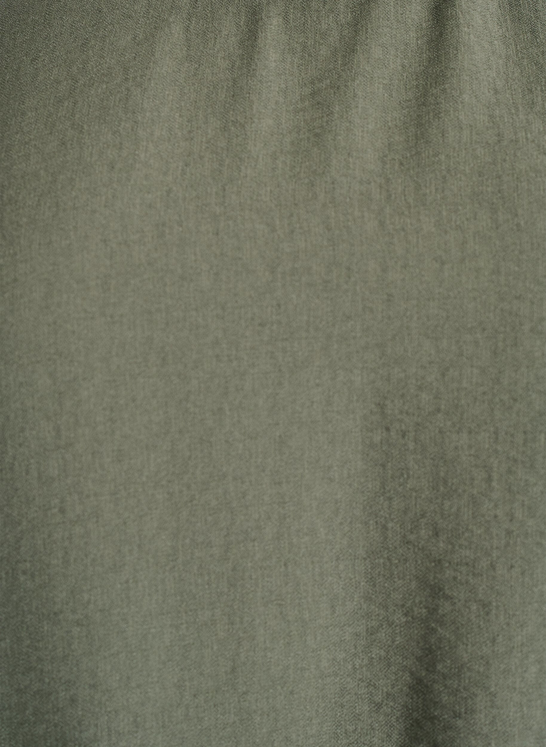 Zizzifashion Long-sleeved viscose blouse, Green, Packshot image number 2