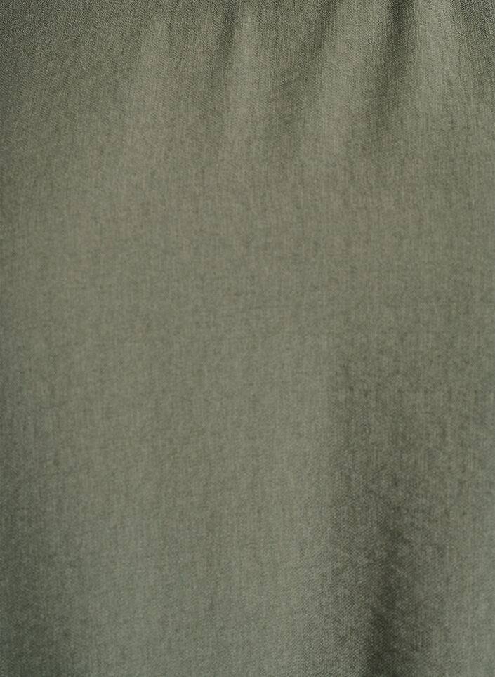 Long-sleeved viscose blouse, Green, Packshot image number 2