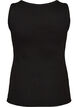 Fitted top with motif, Black, Packshot image number 1