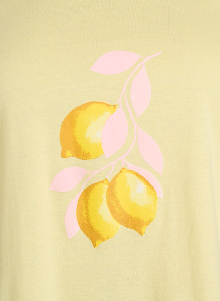 T-shirt with motif, Yellow, Packshot image number 2