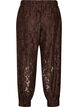 Lace balloon trousers with inner shorts, Brown, Packshot image number 1